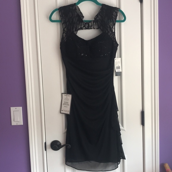 Black sequins Betsy & Adams dress - Picture 2 of 6